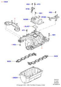 2L3Z9439AA-GASKET-INTAKE ADAPTER