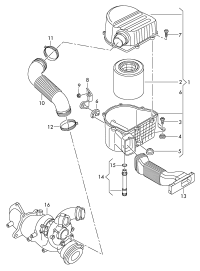 6R0129684C-HOSE-AIR INTAKE