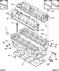 0248J6-CYLINDER HEAD COMPONENT