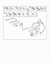 2204765226-RADIATOR HOSE W124/E200/E220