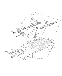 12638406-CAMSHAFT ASSY-INTAKE