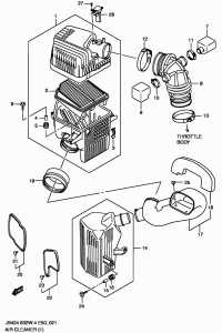 1370078K00-AIR CLEANER