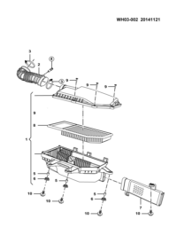 23891142-CLEANER ASSY, AIR