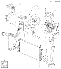 12643932-RADIATOR ASSY