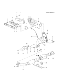 12635501-MANIFOLD, EXHAUST