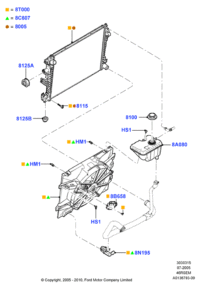 3W1Z8125AA-RUBBER,T/MISSION MT