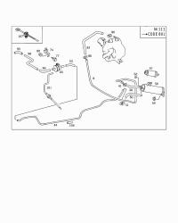 2084761026-RADIATOR HOSE W124/E200/E220