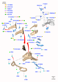ED8B8B041AB-REINF ASSY-RAD CORE UPR