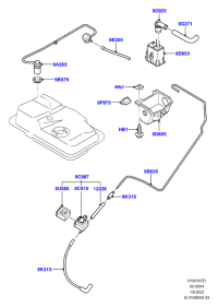 3N219B076AA-GASKET,W.PUMP INLET