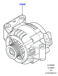 3N2110300BA-ALTERNATOR, 12V 80A 4PK, TOYOTA