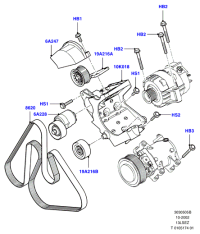 XS6E19A216CC-PULLEY,IDLE