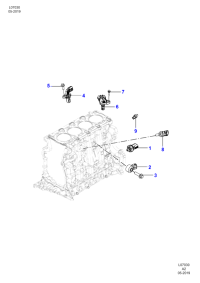 FS19F479AA-SENSOR ASSY-WHEEL SPEED,LH
