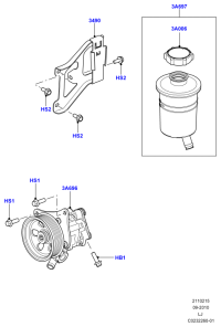 LR022643-*SC*PUMP ASSY - POWER 3.2LTR