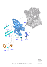 CM5G17A084EB-Bracket engine