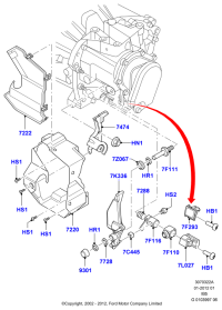 77TT7288AA-GASKET,W.PUMP INLET