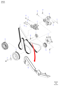 6C1Q19A216BA-PULLEY ASSY, IDLE