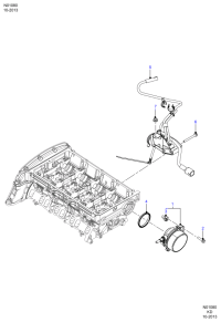 1C1Q2A454AC-GASKET,W.PUMP INLET