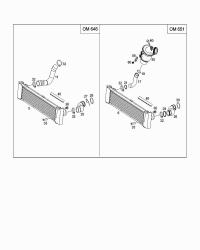 6395283082-RADIATOR HOSE W124/E200/E220