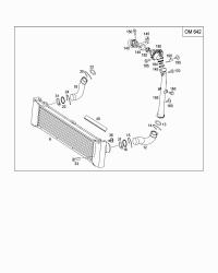 6395281882-RADIATOR HOSE W124/E200/E220