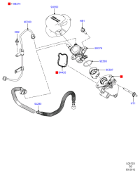 CM5E9A420EC-GASKET,W.PUMP INLET