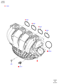 CM5E9439AA-GASKET-INTAKE ADAPTER