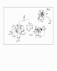 1562000201-WATER PUMP W/SEAL W203/211