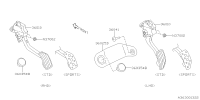 36010FL021-PEDAL ASSY-ACCELERATOR