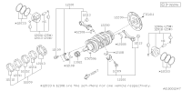 12013AC050-PISTON SET-RH STD A