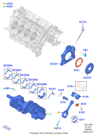 BL3Z6108N-PISTON, RH