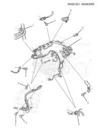 92172070-WIRE, ENGINE