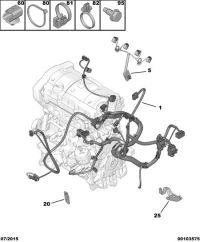 9816736680-WIRE, ENGINE