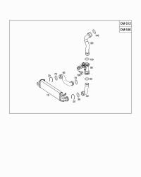 2035283382-RADIATOR HOSE W124/E200/E220