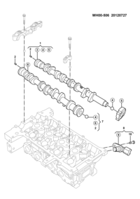 9024705-CAMSHAFT ASSY-INTAKE
