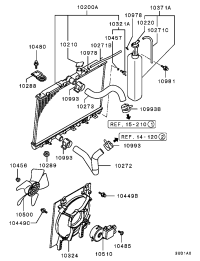 MR373172-RADIATOR COMP