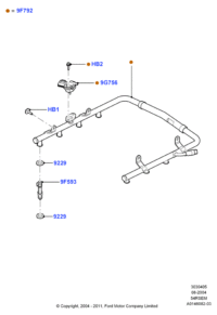 2L1Z9F593BA-NOZZLE ASSY
