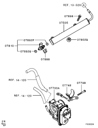 1450A174-THROTTLE BODY ASSY