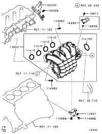 1540A278-MANIFOLD INTAKE