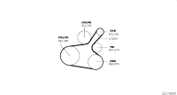 117202FK0B-BELT-FAN & ALTERNATOR