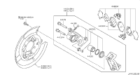D4M609N00B-SHOE SETREAR BRAKE TO FRONT