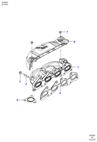 FS16621AB-GASKET,W.PUMP INLET