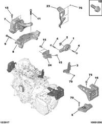 9674960380-ENGINE MOUNTING