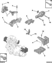YL00451180-ENGINE MOUNTING