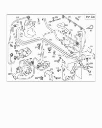 6110781481-RADIATOR HOSE W124/E200/E220