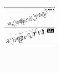 0101544002-ALTERNATOR 14V/150A-S(W220)199