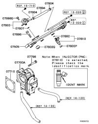 MN135985-THROTTLE BODY ASSY