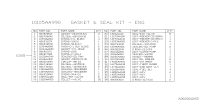 10105AA990-GSKT&SEAL SET-ENG