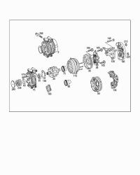 0131541102-ALTERNATOR 14V/150A-S(W220)199