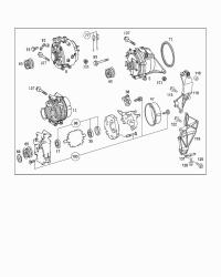 0121544602-ALTERNATOR 14V/150A-S(W220)199
