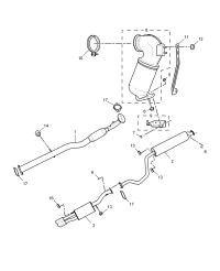 10073047-PIPE ASSY, EXHAUST, FRONT