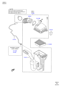 D5B19R504AA-INLET,WATER PUMP